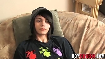 Stunning Young Man Pleasures Himself During A Sexual Interview