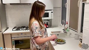 Stepmom Gives Oral Pleasure To Her Son And Receives Creampie
