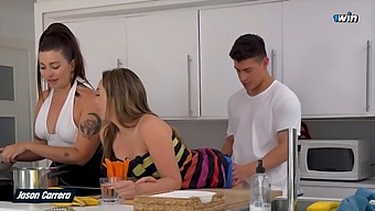 Best Friend Of My Girlfriend Stayed For A Few Days And We Had Sex Until We Got Into An Interesting Threesome.